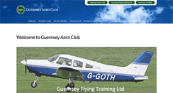Desktop Screenshot of guernseyaeroclub.com