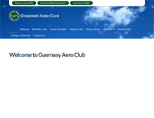 Tablet Screenshot of guernseyaeroclub.com
